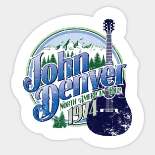 John Denver North American Tour Sticker